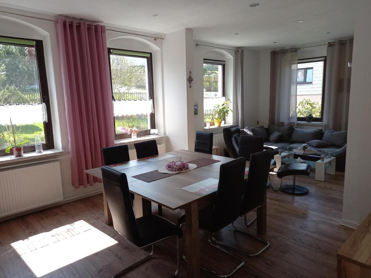 Familienfreundliche Ferienwohnung Erzgebirge Schneeberg  Exteriér fotografie