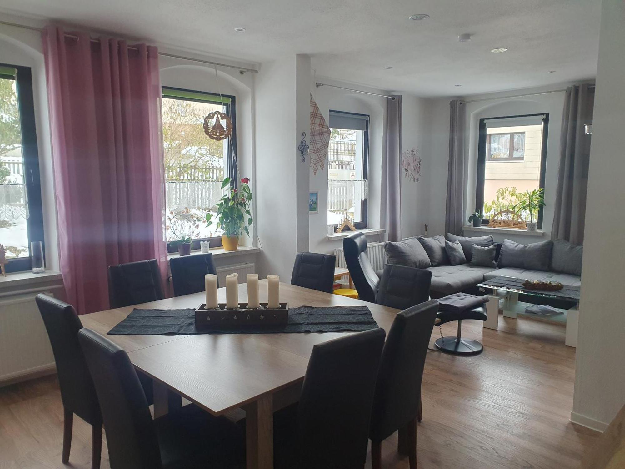 Familienfreundliche Ferienwohnung Erzgebirge Schneeberg  Exteriér fotografie