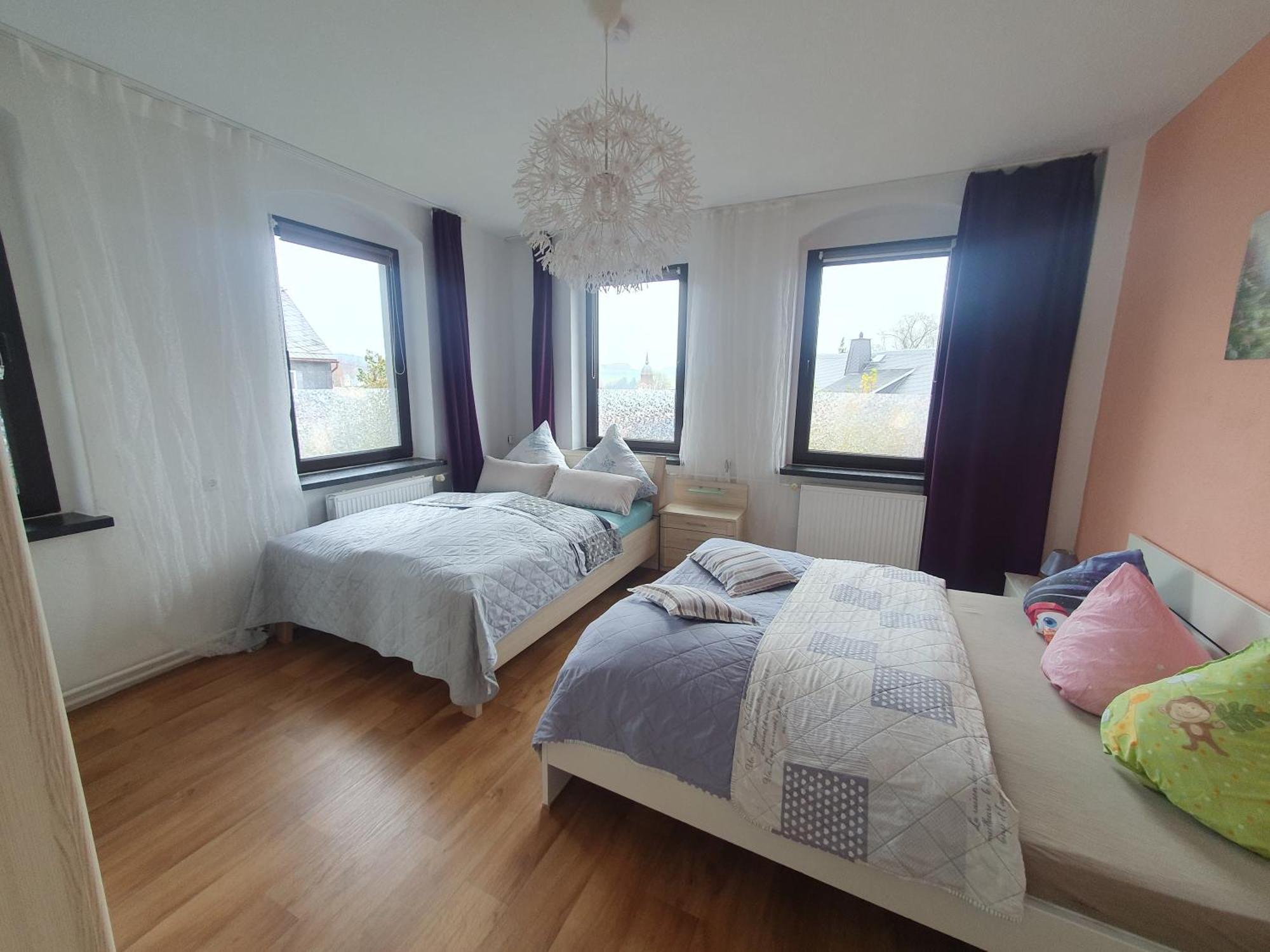 Familienfreundliche Ferienwohnung Erzgebirge Schneeberg  Exteriér fotografie